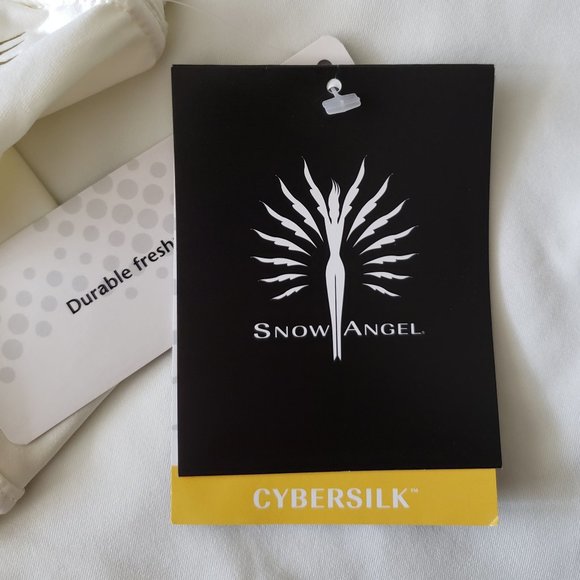 **SOLD**Snow Angel CyberSilk Base Layer Set size Medium~ Pearl - Picture 7 of 10